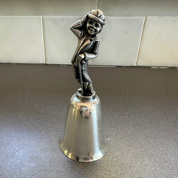 🍀✨ Vintage Reed & Barton Silver Leprechaun Bell - Luck of the Irish! ✨🔔 - Picture 1 of 7